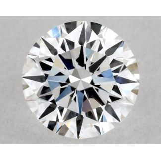 0.35 Carat Round F VVS2 EX VG GIA Natural Diamond