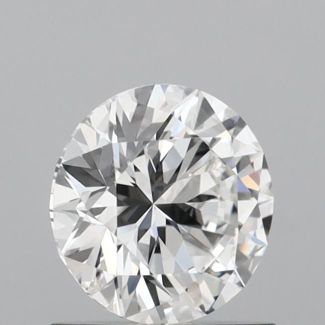 0.9 Carat Round G SI1 EX GIA Natural Diamond