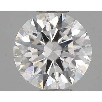 0.55 Carat Round F VVS1 EX IGI Natural Diamond