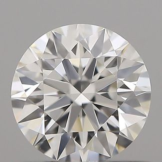 0.63 Carat Round F IF EX GIA Natural Diamond