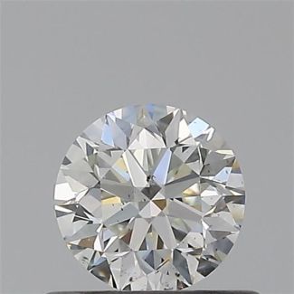 0.45 Carat Round H SI1 VG EX GIA Natural Diamond