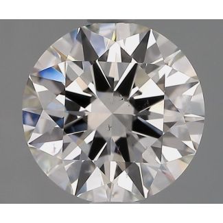 1.5 Carat Round H SI1 EX GIA Natural Diamond