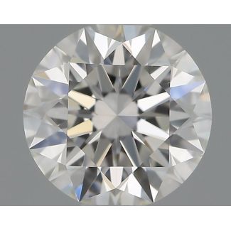 0.55 Carat Round G VVS1 EX GIA Natural Diamond