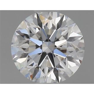 0.5 Carat Round F VS1 EX GIA Natural Diamond