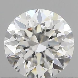 0.50 Carat Round F VVS2 VG EX GIA Natural Diamond