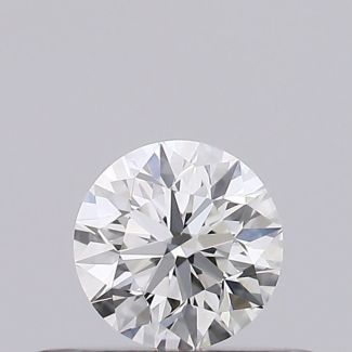 0.3 Carat Round H VVS2 EX VG GIA Natural Diamond