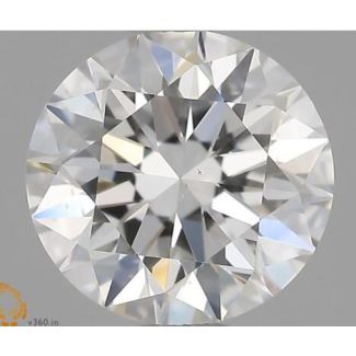 1.0 Carat Round F VS2 EX GIA Natural Diamond