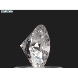 0.71 Carat Round F SI1 VG EX GIA Natural Diamond