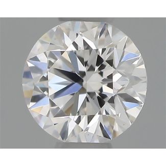 0.33 Carat Round E VS2 EX GIA Natural Diamond