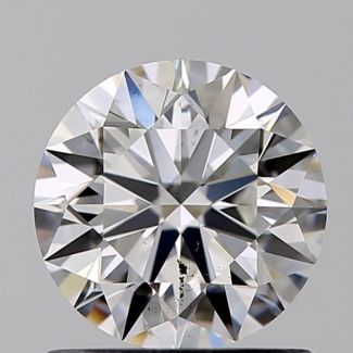 0.90 Carat Round F SI1 EX GIA Natural Diamond