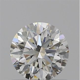 0.55 Carat Round H VS1 EX GIA Natural Diamond