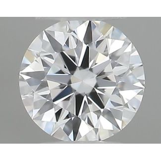 0.18 Carat Round E IF EX GIA Natural Diamond