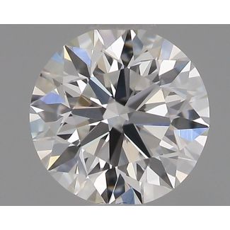 0.4 Carat Round F VS1 EX GIA Natural Diamond