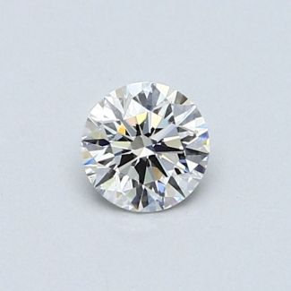 0.4 Carat Round H VS2 EX GIA Natural Diamond