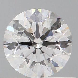 0.7 Carat Round F SI2 EX GIA Natural Diamond