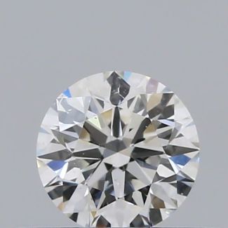 0.3 Carat Round F SI1 EX GIA Natural Diamond