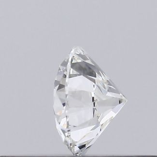 0.18 Carat Round E VVS2 EX GIA Natural Diamond