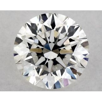 0.5 Carat Round G VVS2 VG EX GIA Natural Diamond