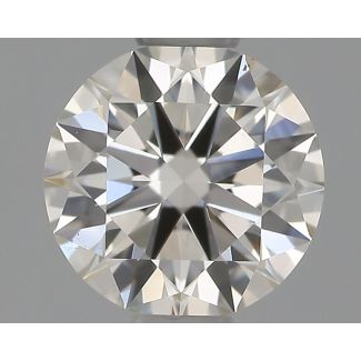 0.55 Carat Round H VS1 EX IGI Natural Diamond