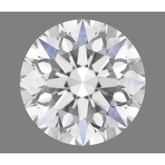 0.52 Carat Round F SI1 EX GIA Natural Diamond