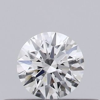 0.23 Carat Round E VVS1 EX GIA Natural Diamond