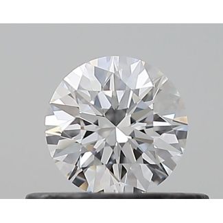 0.35 Carat Round D VVS1 EX GIA Natural Diamond