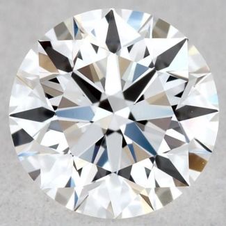 0.36 Carat Round D VVS1 EX GIA Natural Diamond