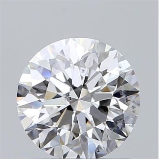 0.78 Carat Round E SI1 EX GIA Natural Diamond