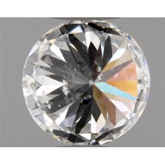 0.56 Carat Round D SI1 EX GIA Natural Diamond