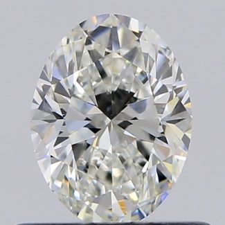 0.50 Carat Oval H VS1 - EX VG GIA Natural Diamond