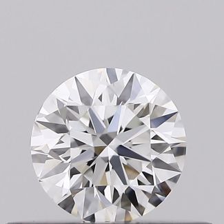 0.3 Carat Round F VVS2 EX VG GIA Natural Diamond