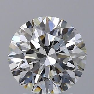 2.0 Carat Round H SI2 EX GIA Natural Diamond