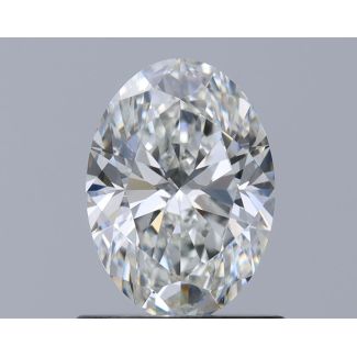 0.91 Carat Oval H VS2 - EX VG GIA Natural Diamond