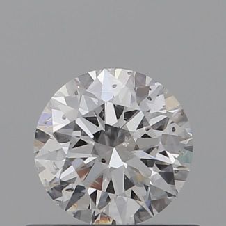 0.5 Carat Round D SI1 EX VG GIA Natural Diamond