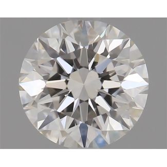 0.50 Carat Round H VVS1 EX GIA Natural Diamond