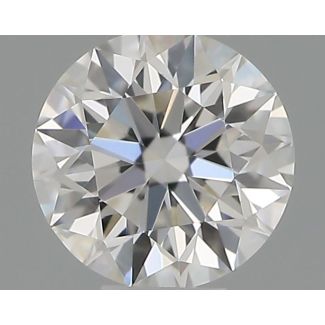 0.22 Carat Round F VVS1 EX GIA Natural Diamond