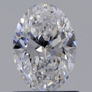 0.72 Carat Oval D VS1 - VG GIA Natural Diamond