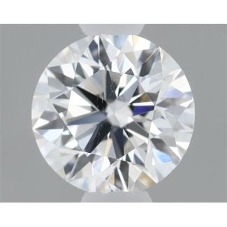 0.31 Carat Round F SI1 EX VG GIA Natural Diamond