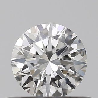 0.4 Carat Round H IF EX GIA Natural Diamond