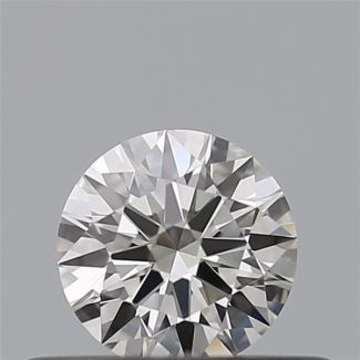 0.31 Carat Round F VVS1 EX IGI Natural Diamond