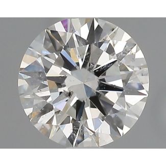 0.7 Carat Round H SI2 EX GIA Natural Diamond