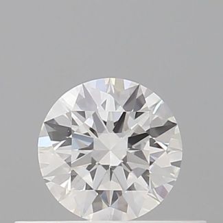 0.34 Carat Round E VVS1 EX GIA Natural Diamond