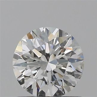 0.70 Carat Round F SI1 EX VG GIA Natural Diamond