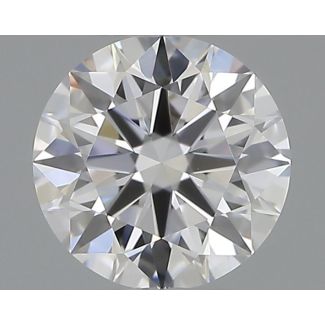 0.35 Carat Round D VVS2 EX GIA Natural Diamond