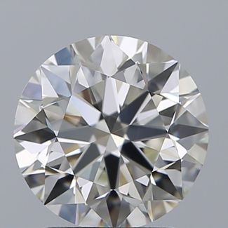 2.00 Carat Round H VVS2 EX IGI Natural Diamond