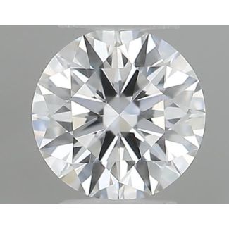 0.21 Carat Round E VVS1 EX GIA Natural Diamond