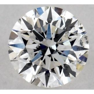 0.33 Carat Round F SI2 EX VG GIA Natural Diamond