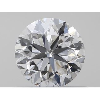 0.5 Carat Round G VS2 VG EX GIA Natural Diamond