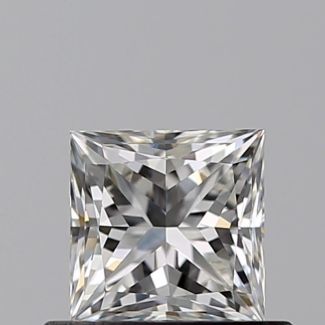 0.51 Carat Princess H VVS1 - EX VG GIA Natural Diamond