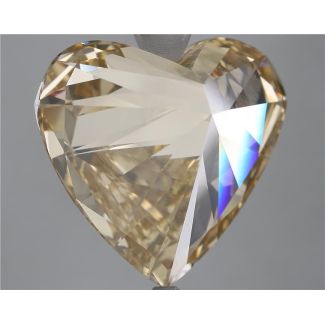 16.28 Carat Heart Fancy Brown Yellow VS1 - EX GIA Natural Diamond